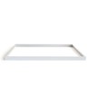 Cadre pour panneau LED 120x60 - Montage facile avec vis, bord blanc
