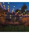 Guirlande LED V-Tac avec 10 ampoules RGB 0,5W - 5 mètres, 230V, source lumineuse incluse
