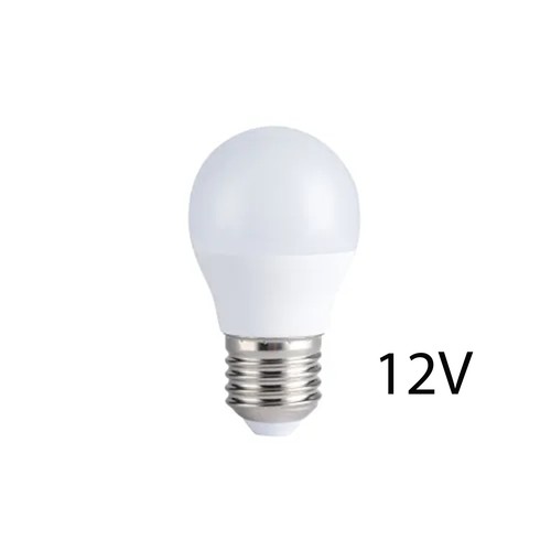 Ampoule LED E27 4W - 12VDC, G45