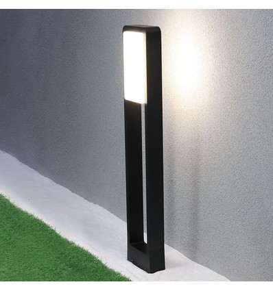 V-Tac lampe LED de jardin 10W - Noir, 80 cm, IP65, 230V