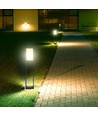 V-Tac lampe LED de jardin 10W - Noir, 80 cm, IP65, 230V