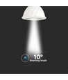 Spot LED GU10 6W - Puce LED Samsung, 10° extra focalisé