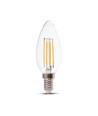 Ampoule LED flamme E14 6W - Filament