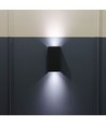 Applique murale GU10 avec éclairage haut/bas - IP44 extérieur, sans source lumineuse