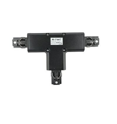Raccord en T pour rails - Noir