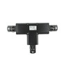 Raccord en T pour rails - Noir
