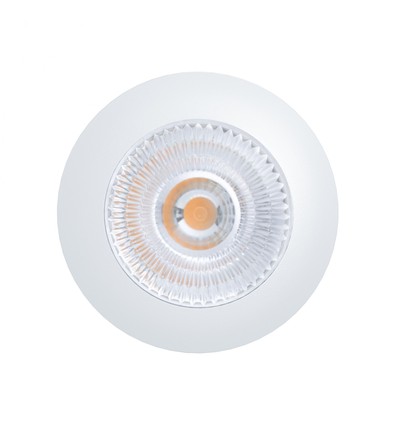 Spot pour meuble Ø6,8cm Unni68 RA95 - 12V DC, Perçage : Ø5,6 cm, Dimensions : Ø6,8 cm, Blanc mat