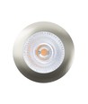 Spot pour meuble Unni68 Ø6,8cm RA95 - 12V DC, perçage : Ø5,6 cm, dimensions : Ø6,8 cm, acier brossé