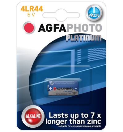 4LR44 1 pièce batterie AgfaPhoto - Alcaline, 6V