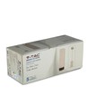 V-Tac suspension moderne - Blanc avec noir, Ø8 cm, GU10