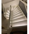 Profilé alu pour escalier 70 cm 4W avec ruban LED - 24V DC, IP65, avec connecteur