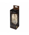 Ampoule LED flamme E14 2W - C35, filament, verre ambré, blanc extra chaud