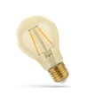 Ampoule LED E27 2W - A60, filament, verre ambré, extra chaud