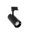 Spot sur rail triphasé 25W RA80 - Noir, deux angles de diffusion