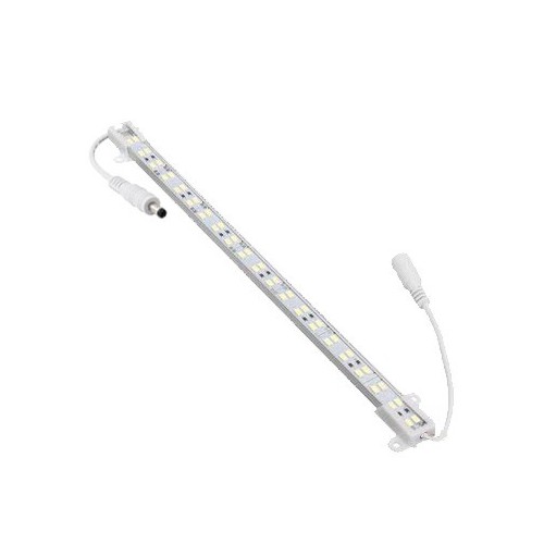Profilé alu aquarium étanche 1 mètre 16W - 24V DC, 10000K, IP65, avec connecteur