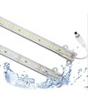 0,5 mètre 10W Profilé alu étanche pour aquarium - 24V DC, 10000K, IP65, avec connecteur