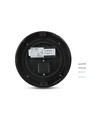 Applique murale LED 12W - IP65 extérieur, Ronde, noire, source lumineuse incluse
