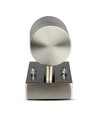 Applique murale GU10 avec capteur - IP44 extérieur, inox, sans source lumineuse