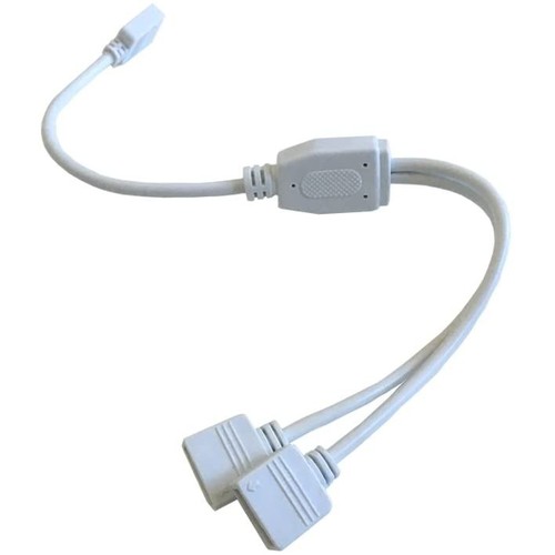 Câble RGB+WW répartiteur 2 voies - 12/24V, blanc