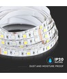 Bande LED V-Tac 10,8W/m RGB+NW - 5m, 60 LED par mètre
