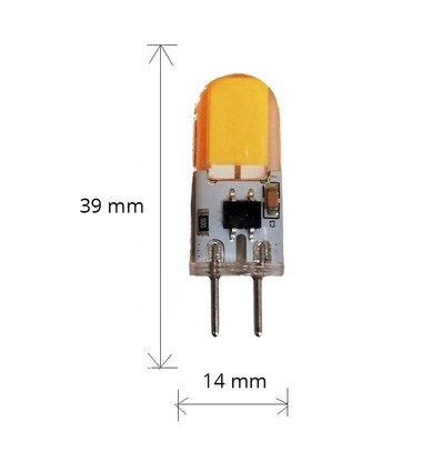 Ampoule LED KAPPA3 GY6.35 1,6W dimmable - 12V-24V DC