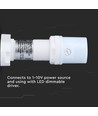 Capteur de lumière du jour V-Tac - Compatible LED, blanc, 1-10V, IP20