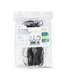Interrupteur tactile et variateur LED V-Tac - Noir, 12V (60W), 1,5 mètre, prise DC
