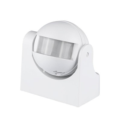 Capteur de mouvement V-Tac - compatible LED, blanc, infrarouge PIR, IP44 extérieur