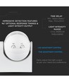 Capteur de mouvement V-Tac - compatible LED, blanc, infrarouge PIR, IP44 extérieur