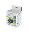 Détecteur de mouvement - IP44 extérieur, compatible LED, noir, PIR infrarouge