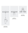 Rail Spectrum SHIFT - 1 mètre, Blanc
