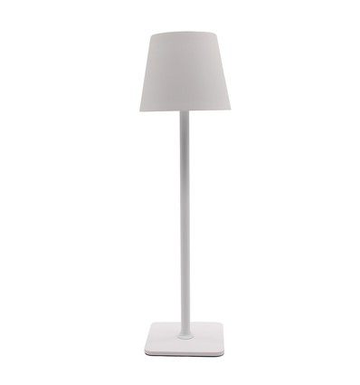 Lampe de table LED rechargeable intérieur/extérieur - Blanc, tactile dimmable, CCT, IP54 extérieur