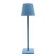 Lampe de table LED rechargeable intérieur/extérieur - Bleu clair, tactile dimmable, CCT, IP54 extérieur