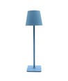 Lampe de table LED rechargeable intérieur/extérieur - Bleu clair, tactile dimmable, CCT, IP54 extérieur