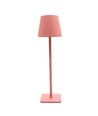Lampe de table LED rechargeable intérieur/extérieur - Rose, tactile dimmable, CCT, IP54 extérieur