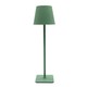 Lampe de table LED rechargeable Intérieur/extérieur - Verte, tactile dimmable, CCT, IP54 extérieur