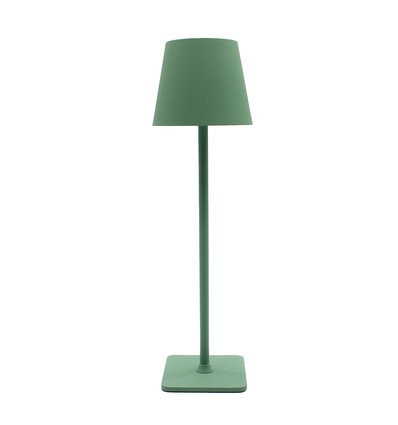 Lampe de table LED rechargeable Intérieur/extérieur - Verte, tactile dimmable, CCT, IP54 extérieur