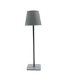 Lampe de table LED rechargeable intérieur/extérieur - Gris, tactile dimmable, CCT, IP54 extérieur