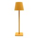 Lampe de table LED rechargeable intérieur/extérieur - Jaune, tactile dimmable, CCT, IP54 extérieur