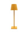 Lampe de table LED rechargeable intérieur/extérieur - Jaune, tactile dimmable, CCT, IP54 extérieur