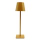 Lampe de table LED rechargeable intérieur/extérieur - Curry / or, tactile dimmable, CCT, IP54 extérieur