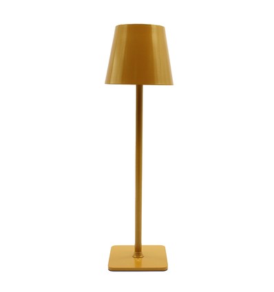 Lampe de table LED rechargeable intérieur/extérieur - Curry / or, tactile dimmable, CCT, IP54 extérieur