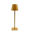 Lampe de table LED rechargeable intérieur/extérieur - Curry / or, tactile dimmable, CCT, IP54 extérieur