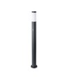 Lampe de jardin V-Tac noire - 110 cm, IP44 extérieur, capteur PIR, douille E27, sans source lumineuse