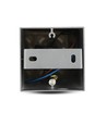 V-Tac lampe de jardin carrée - Noir, 80 cm, IP54, douille GU10, sans source lumineuse, 230V