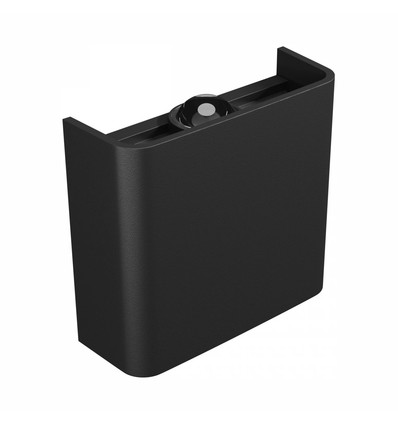 Applique murale haut/bas 2W Luna - IP54 extérieur, CCT, 3 couleurs de lumière, noir, source lumineuse incluse