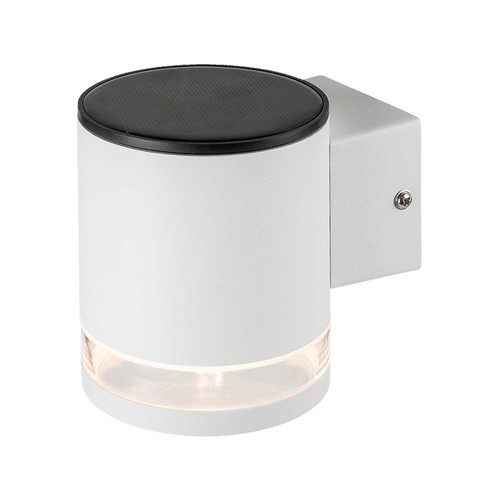 Applique murale solaire LED 0,55W - IP54, Blanc