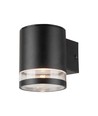 Applique murale solaire LED 1W - IP54, noir, avec détecteur