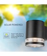 Applique murale solaire LED 1W - IP54, noir, avec détecteur