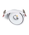 Spot encastrable 30W Ø20 cm RA90 - Perçage : Ø18 cm, Dimensions : Ø20 cm, CCT - 3 couleurs de lumière, 3-en-1, bord blanc